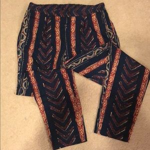 Ralph Lauren pattern flowy pants
